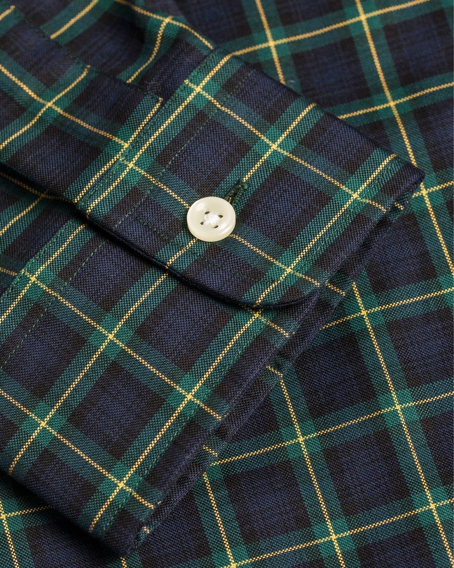 Homme | Chemises | Polo Ralph Lauren | Core Fit Oxford Shirt Check Navy/Green