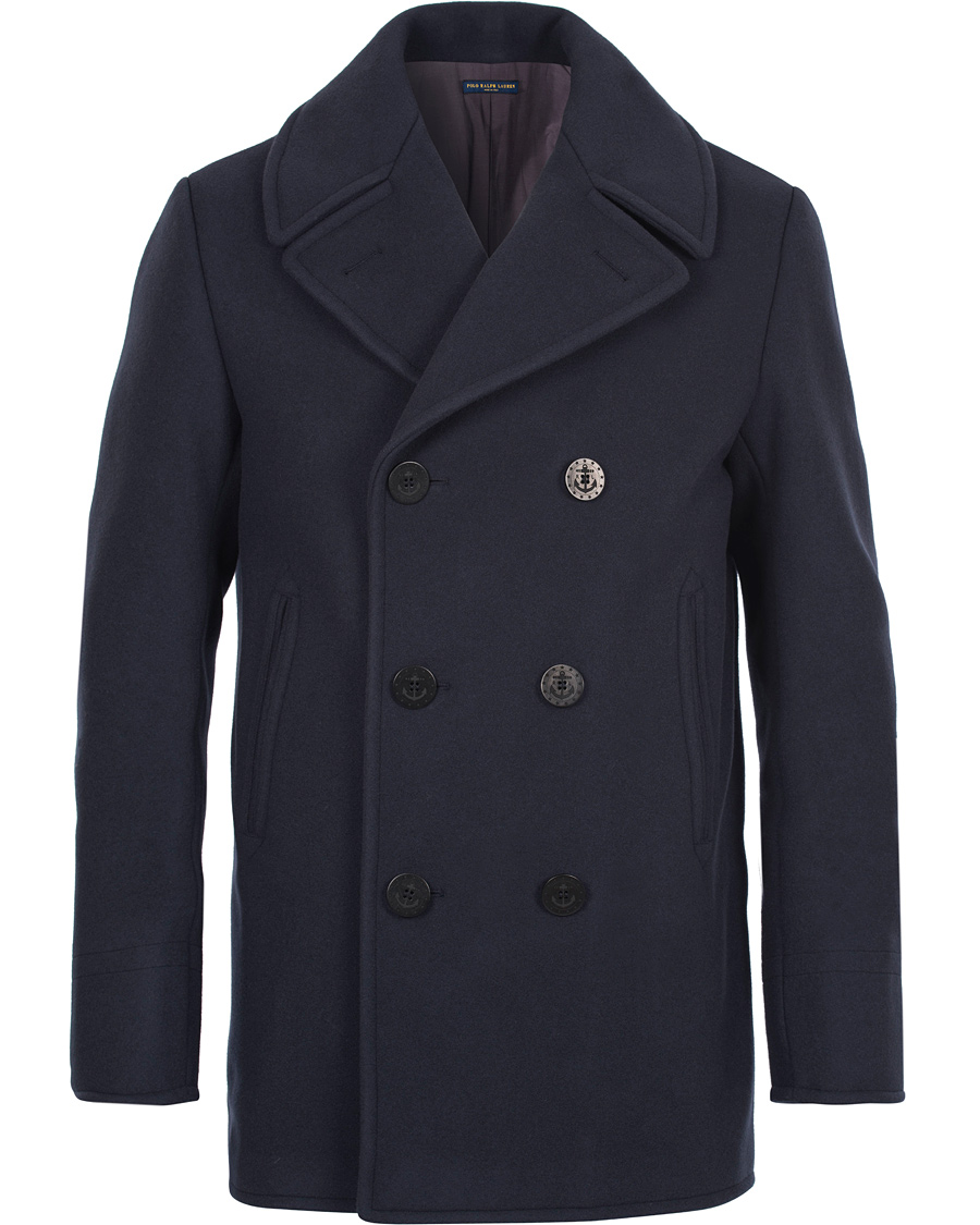 Homme | Manteaux Et Vestes | Polo Ralph Lauren | Melton Peacoat Navy