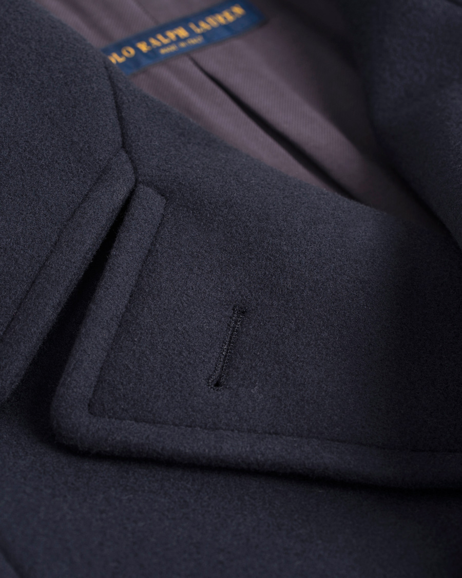 Homme | Manteaux Et Vestes | Polo Ralph Lauren | Melton Peacoat Navy
