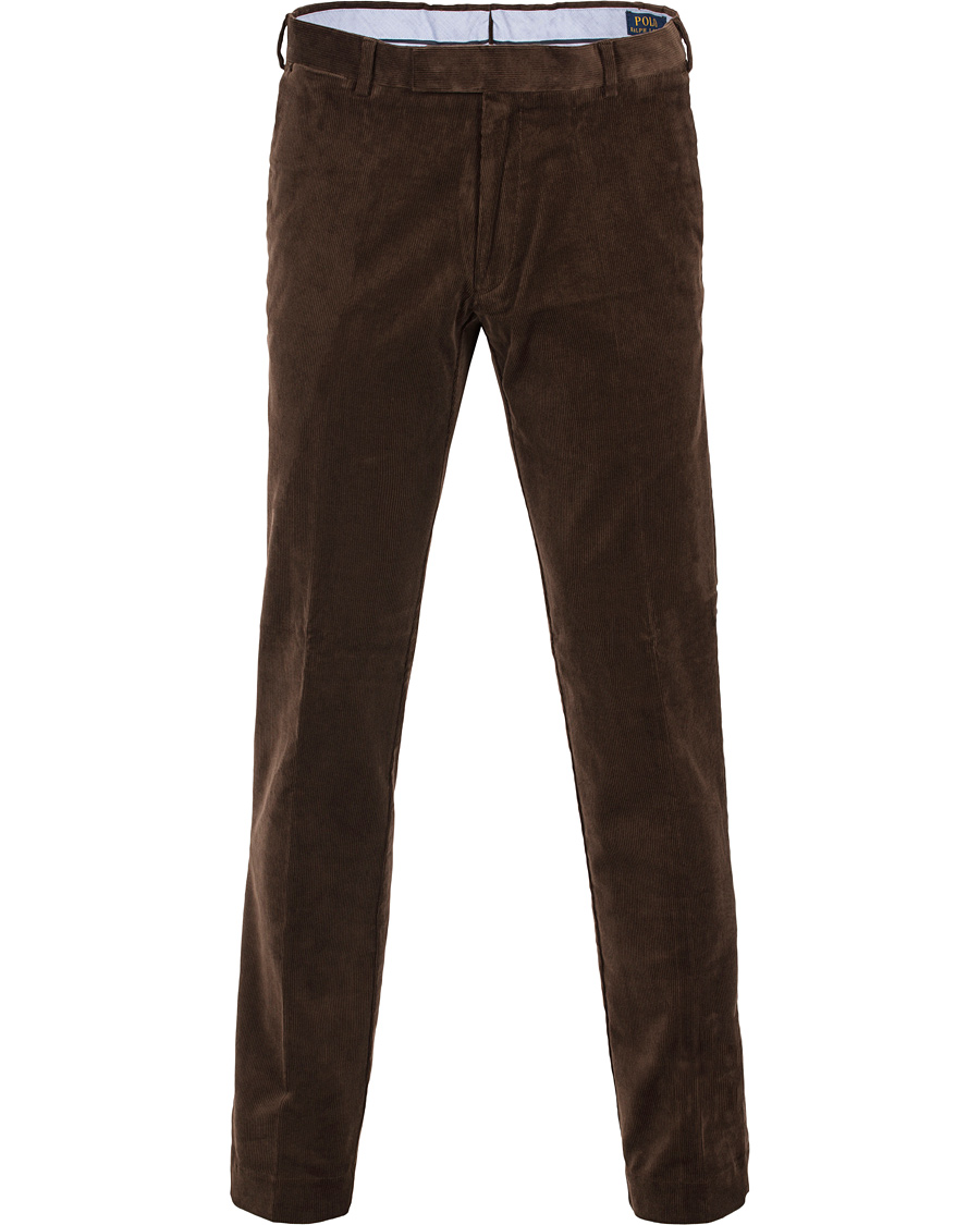 Heren | Broeken | Polo Ralph Lauren | Hudson Slim Fit Corduroy Pants Brown