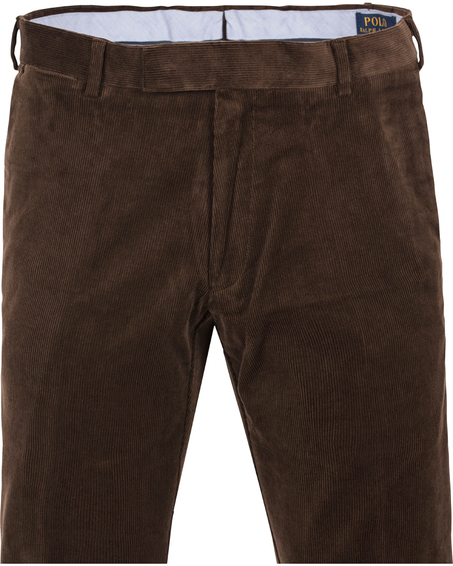 Heren | Broeken | Polo Ralph Lauren | Hudson Slim Fit Corduroy Pants Brown