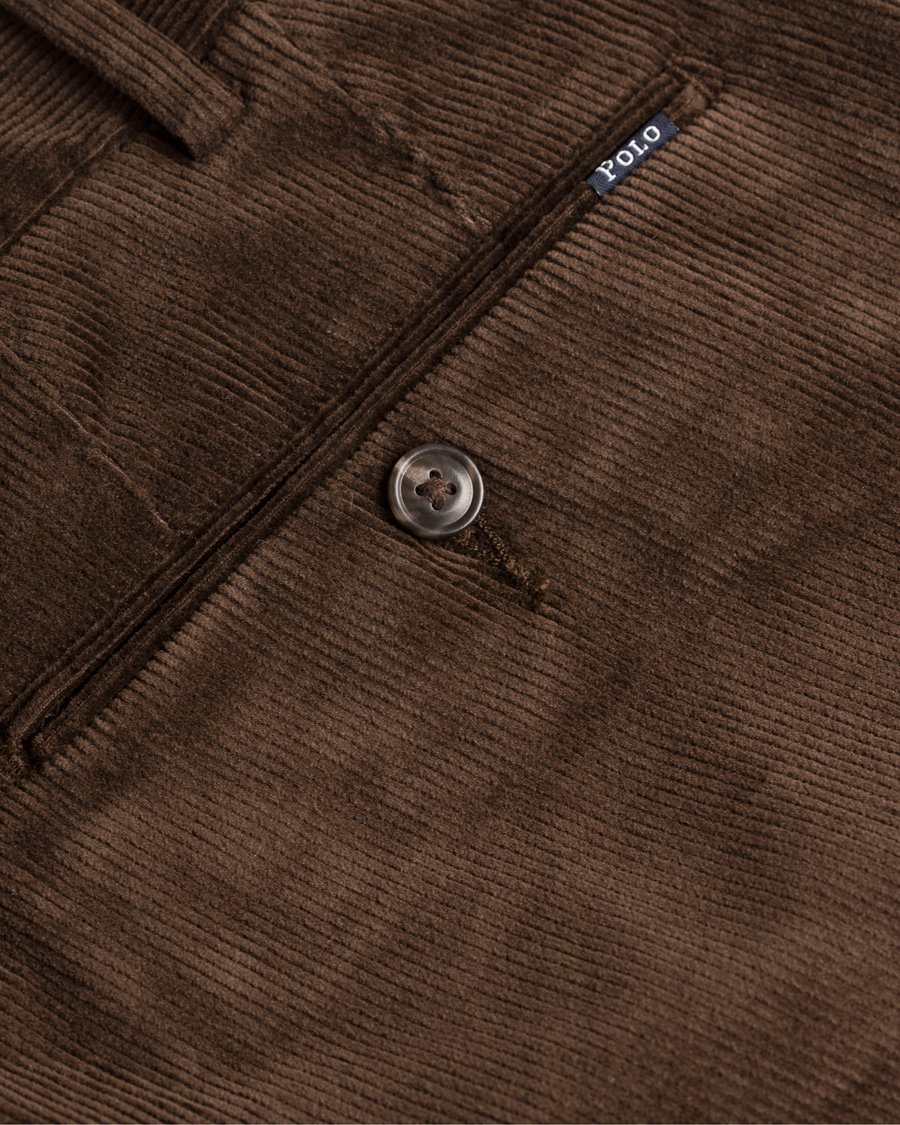 Heren | Broeken | Polo Ralph Lauren | Hudson Slim Fit Corduroy Pants Brown