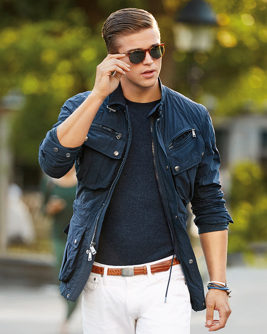 Homme | Manteaux Et Vestes | Polo Ralph Lauren | Suspension 4-Pocket Jacket Collection Navy
