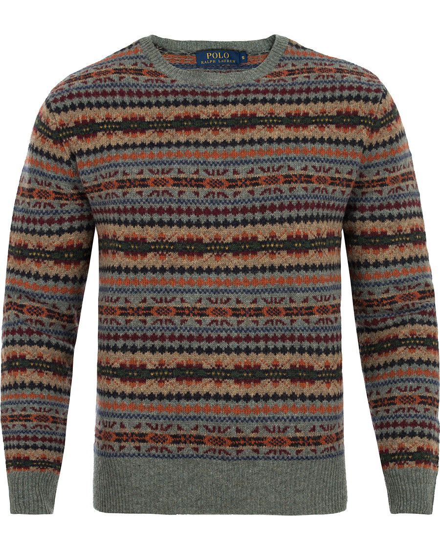 Homme | Pulls Et Tricots | Polo Ralph Lauren | Crew Neck Wool Sweater Lovat Fair Isle