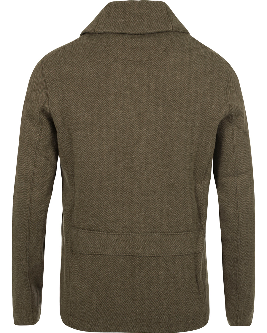 Homme | Pulls Et Tricots | Polo Ralph Lauren | Herringbone Shawl Cardigan Olive