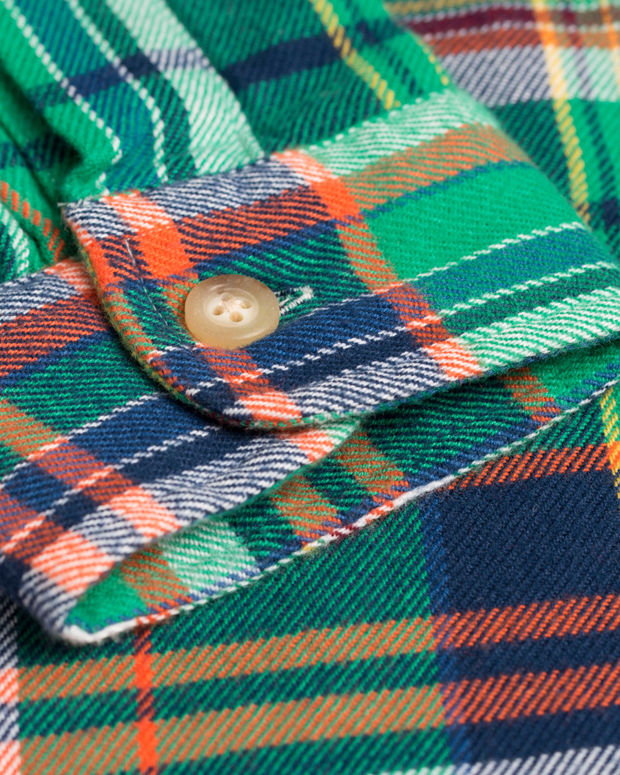 Heren | Overhemden | Polo Ralph Lauren | Matlock Core Fit Flannel Shirt Green/Navy