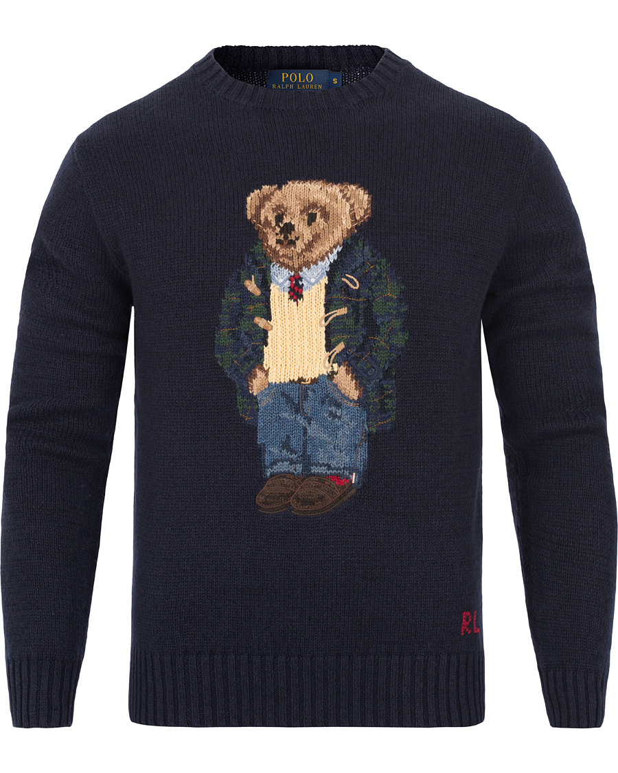 Homme | Pulls Et Tricots | Polo Ralph Lauren | Cotton Knit Bear Sweater Blue