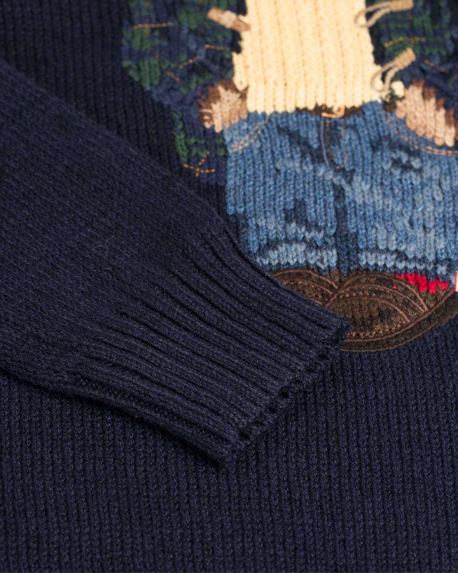 Homme | Pulls Et Tricots | Polo Ralph Lauren | Cotton Knit Bear Sweater Blue