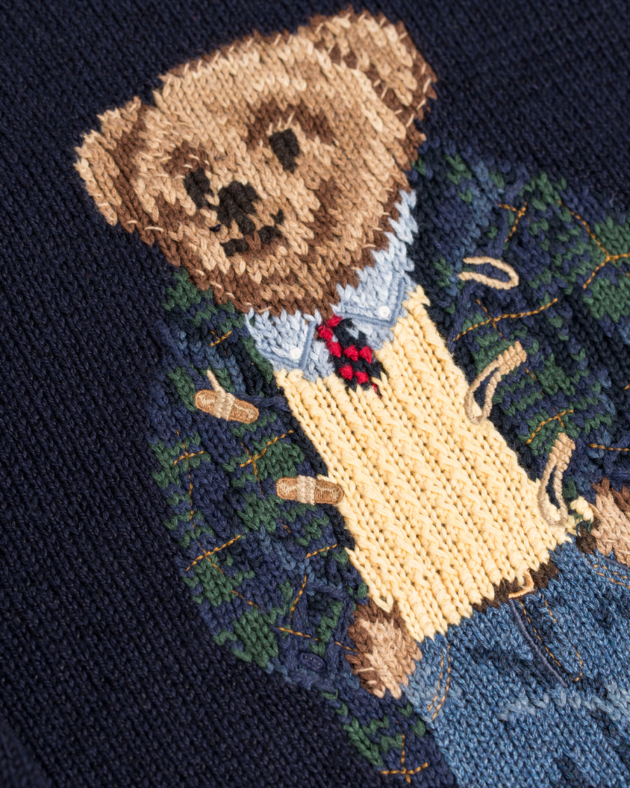 Homme | Pulls Et Tricots | Polo Ralph Lauren | Cotton Knit Bear Sweater Blue
