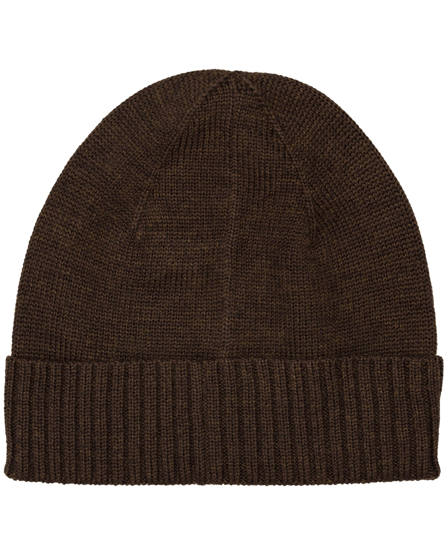 Homme | Polo Ralph Lauren Merino Cap Dark Brown Heather | Polo Ralph Lauren | Merino Cap Dark Brown Heather