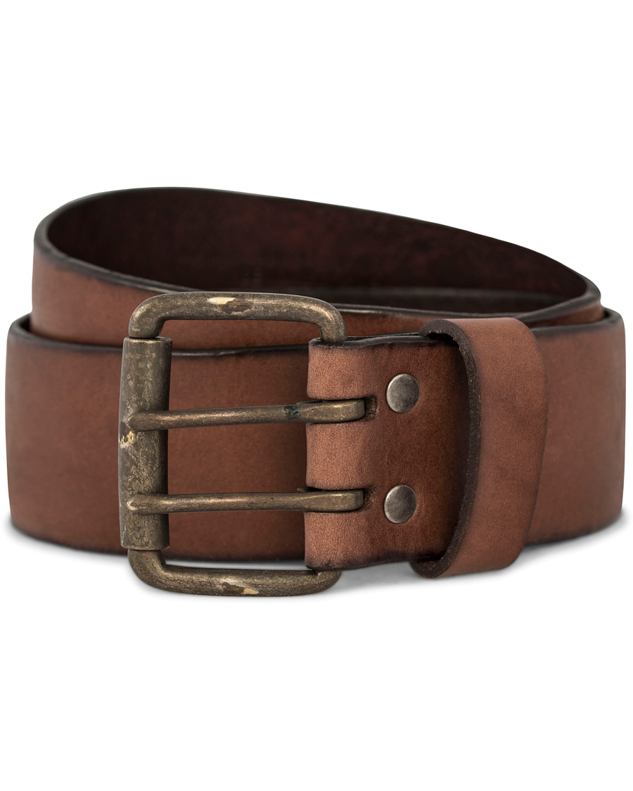 Homme | Denim & Supply Ralph Lauren Double Prong Belt Brown Leather | Denim & Supply Ralph Lauren | Double Prong Belt Brown Leather