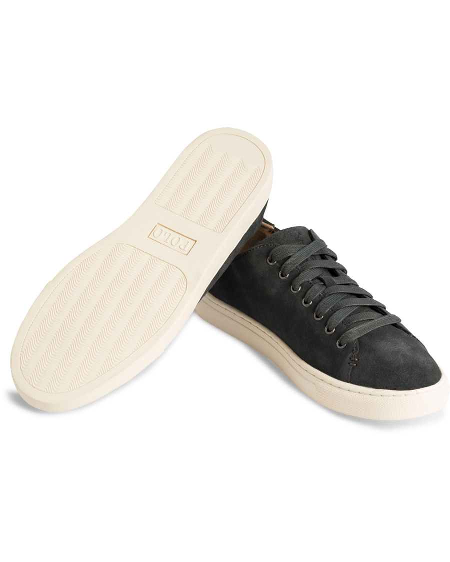Heren | Polo Ralph Lauren Jermain Sneaker Grey Suede | Polo Ralph Lauren | Jermain Sneaker Grey Suede
