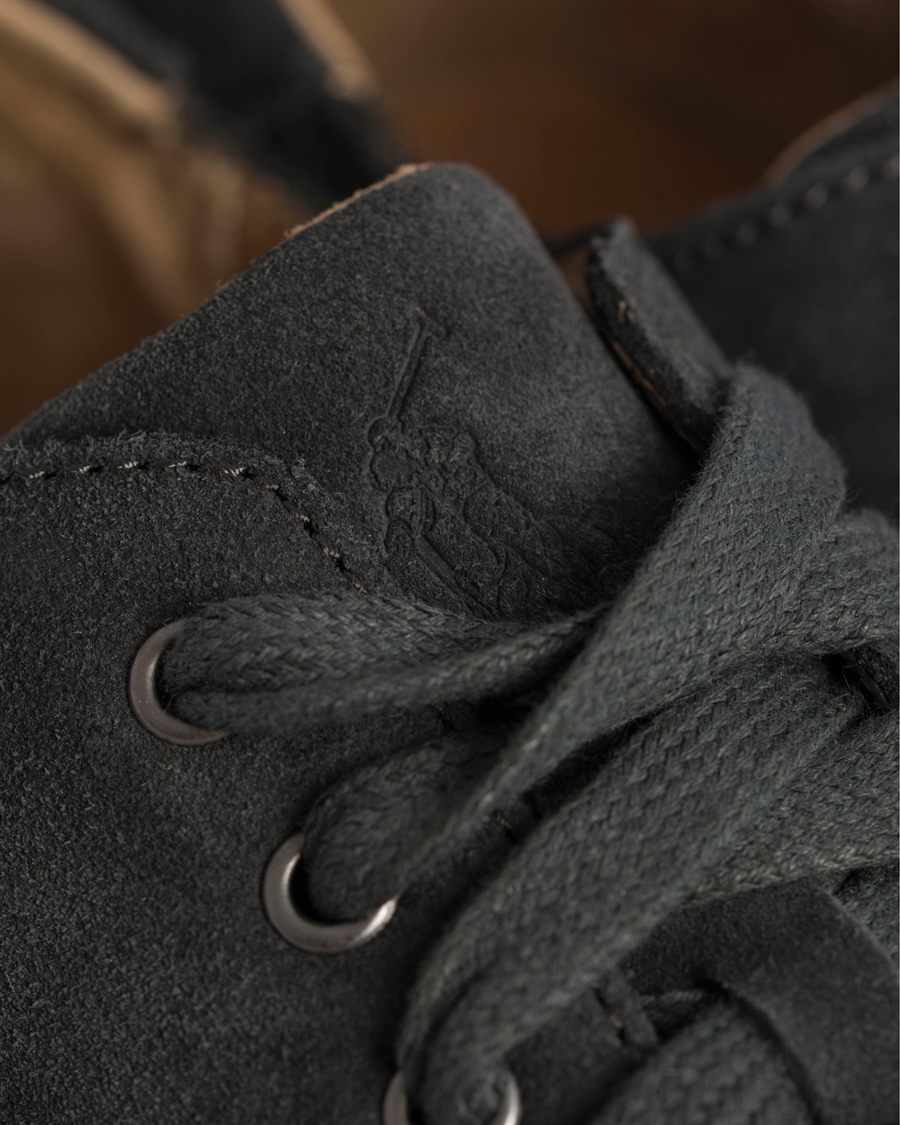Heren | Polo Ralph Lauren Jermain Sneaker Grey Suede | Polo Ralph Lauren | Jermain Sneaker Grey Suede