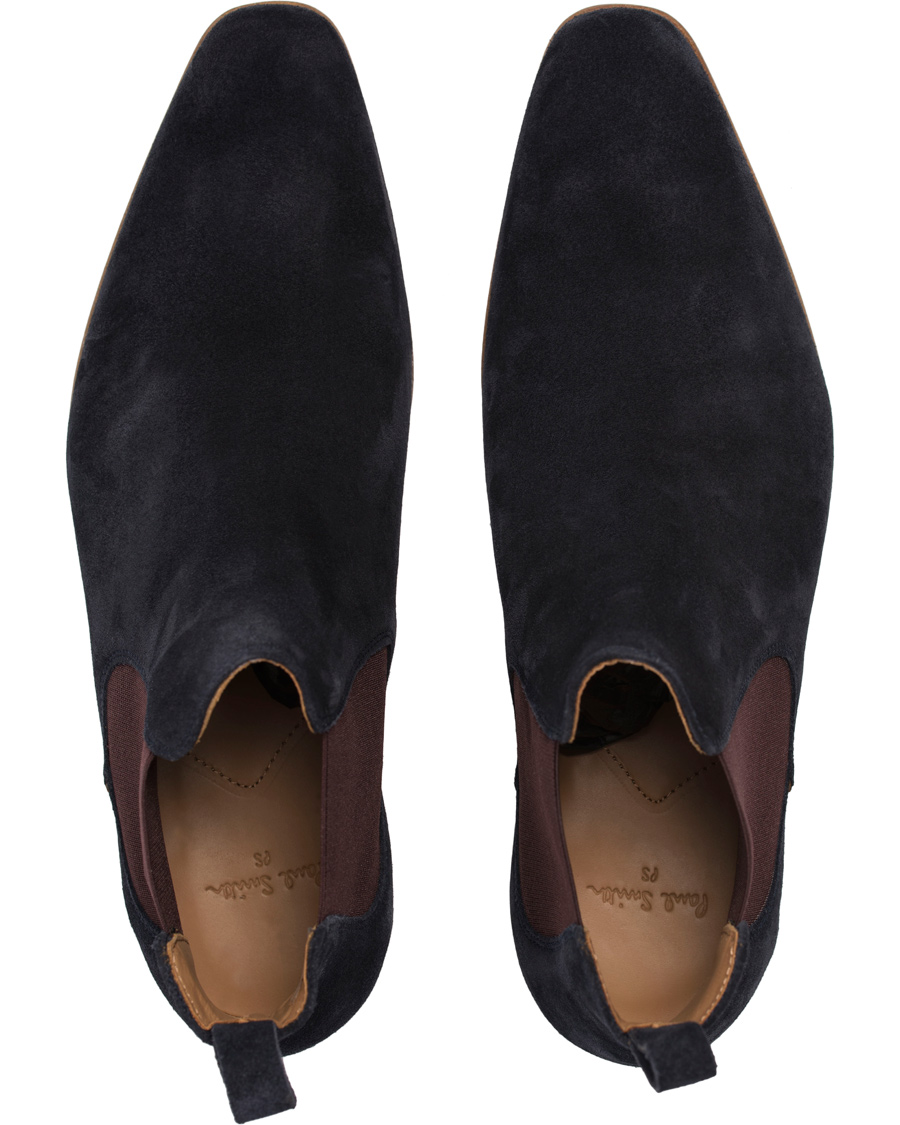 Heren | Paul Smith Shoe Falconer Chelsea Boot Suede Navy | Paul Smith Shoe | Falconer Chelsea Boot Suede Navy
