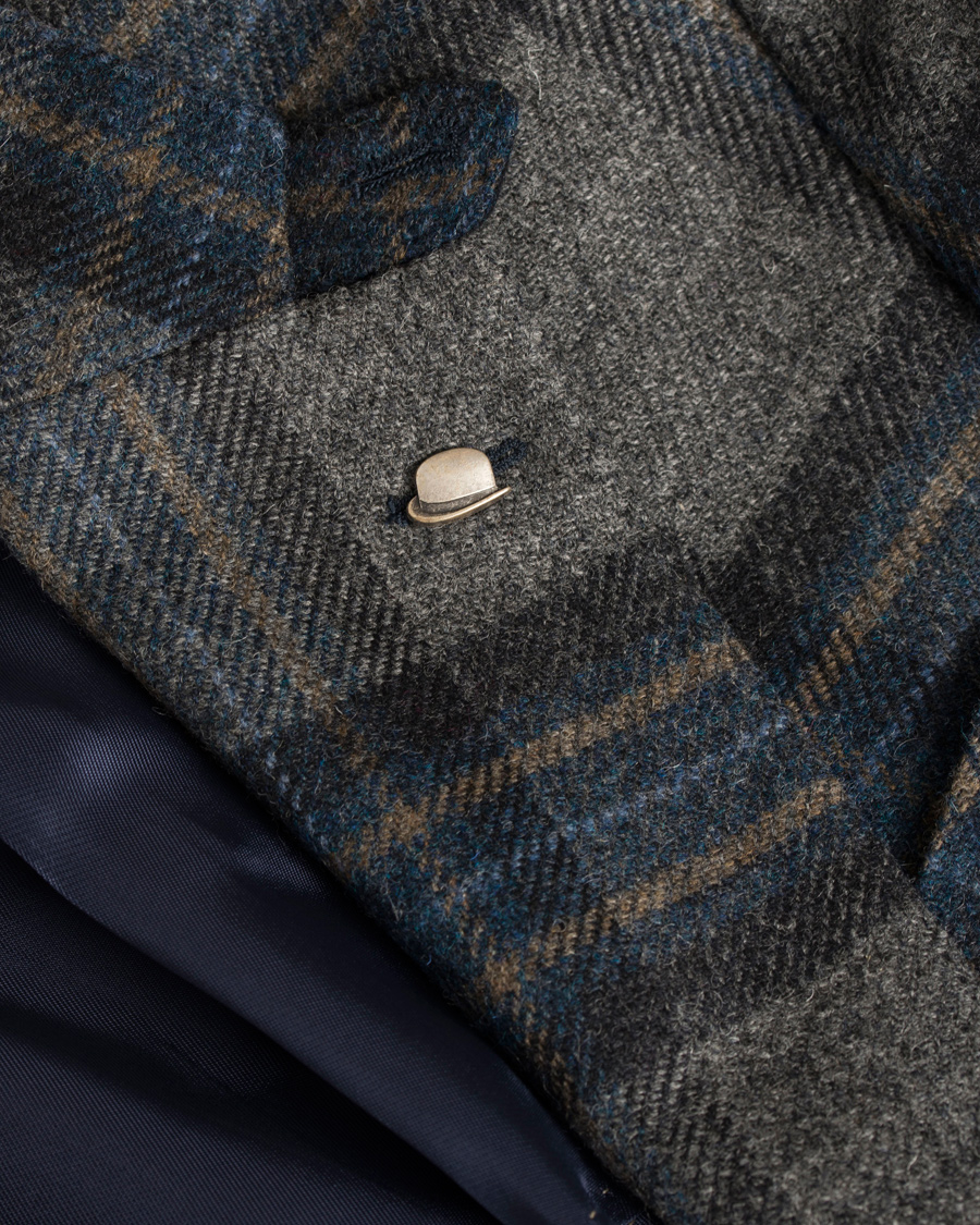 Homme | Blazers | Hackett | Played Checked Blazer Grey