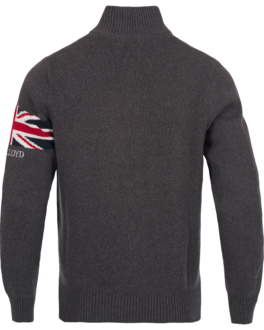 Homme | Pulls Et Tricots | Henri-Lloyd | Henri Lloyd Arley Regular Half Zip Knit Sweater Graphite