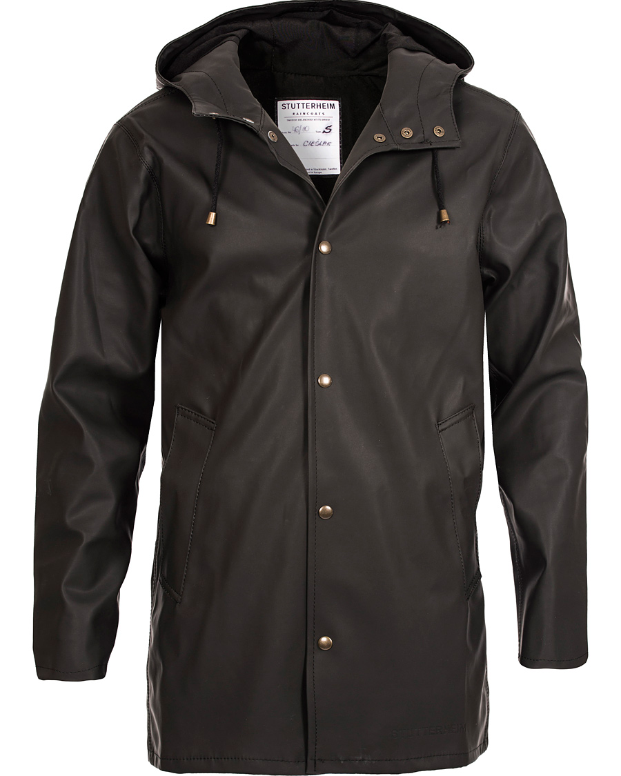 Heren | Jassen | Stutterheim | Arholma Raincoat Black