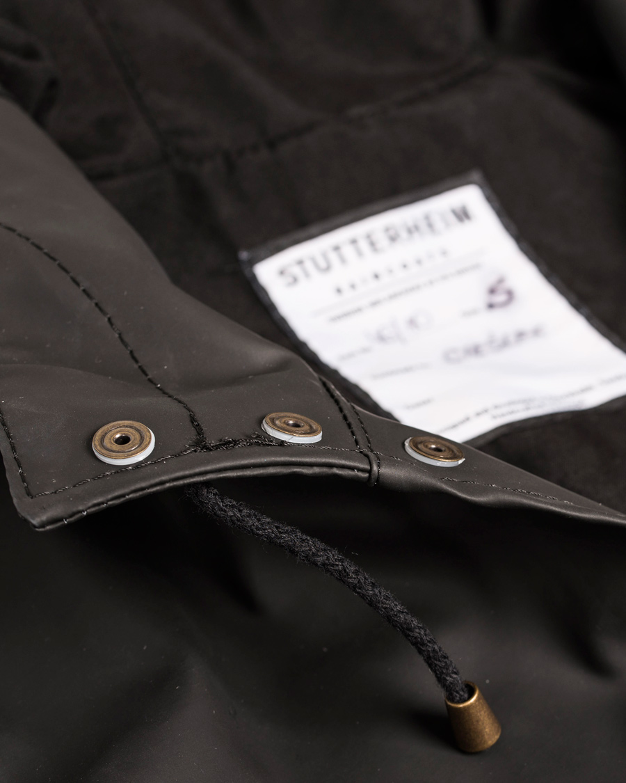 Heren | Jassen | Stutterheim | Arholma Raincoat Black