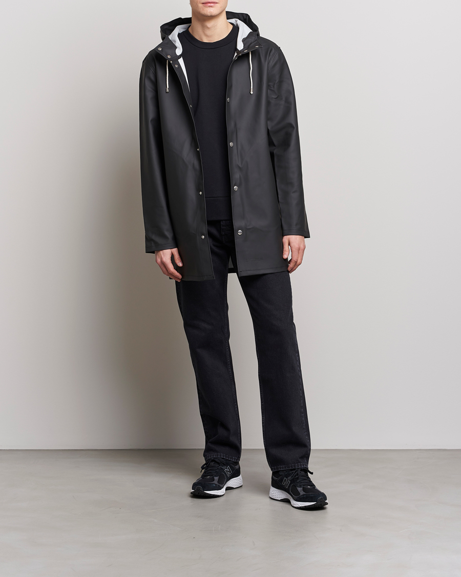 Heren | Jassen | Stutterheim | Stockholm Raincoat Black