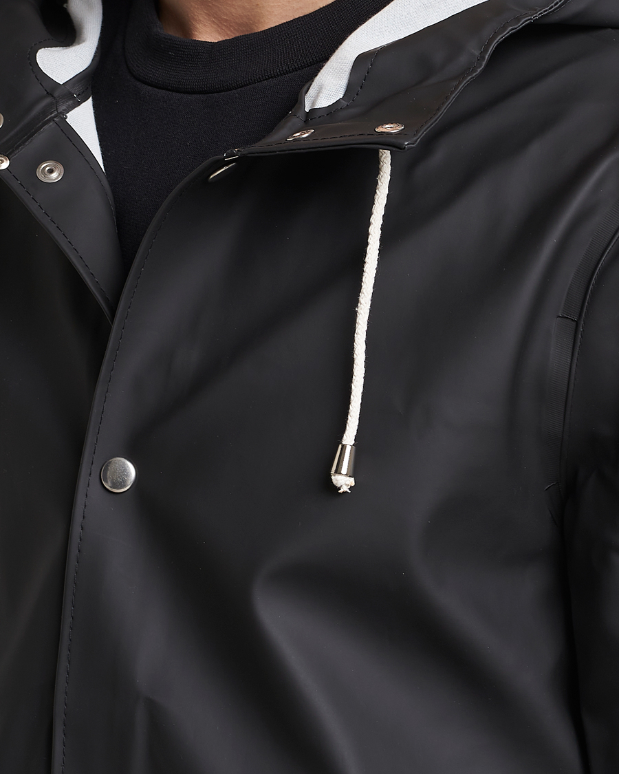 Heren | Jassen | Stutterheim | Stockholm Raincoat Black