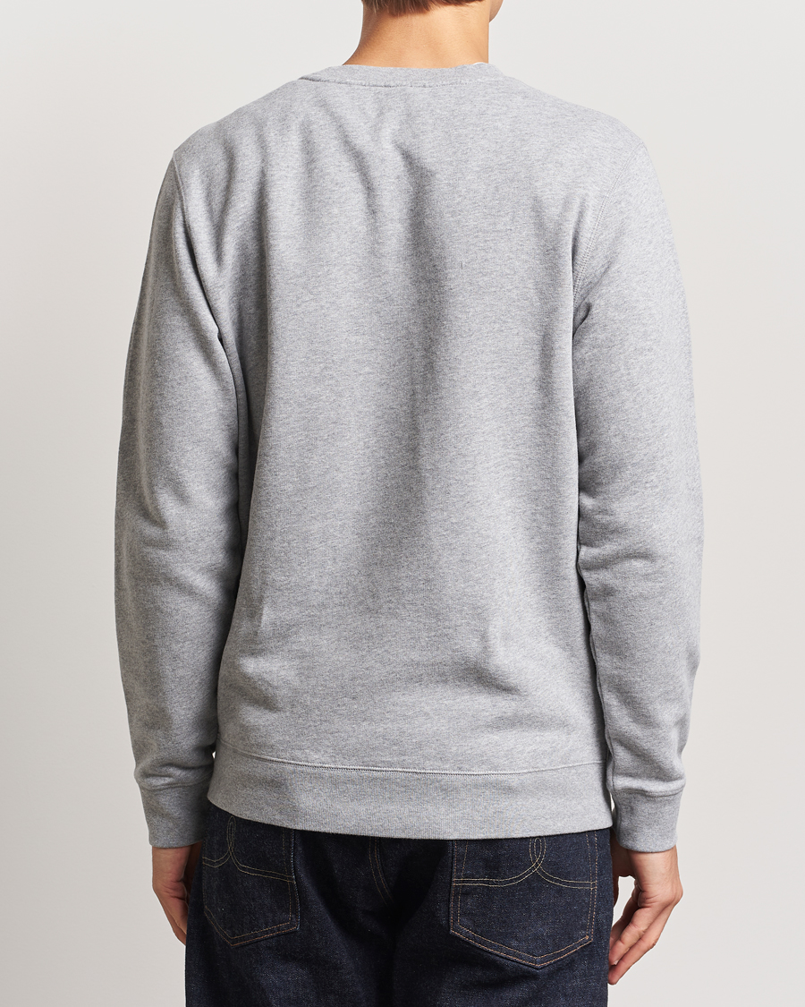 Heren | Truien | Sunspel | Loopback Sweatshirt Grey Melange