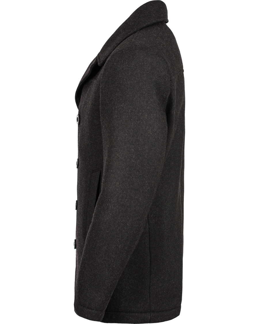 Homme | Manteaux Et Vestes | Tiger of Sweden | Majors 3 Wool Peacoat Dark Grey