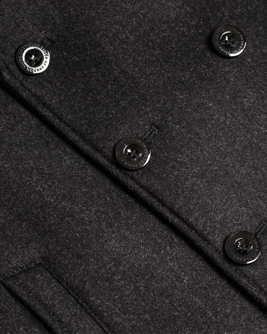 Homme | Manteaux Et Vestes | Tiger of Sweden | Majors 3 Wool Peacoat Dark Grey