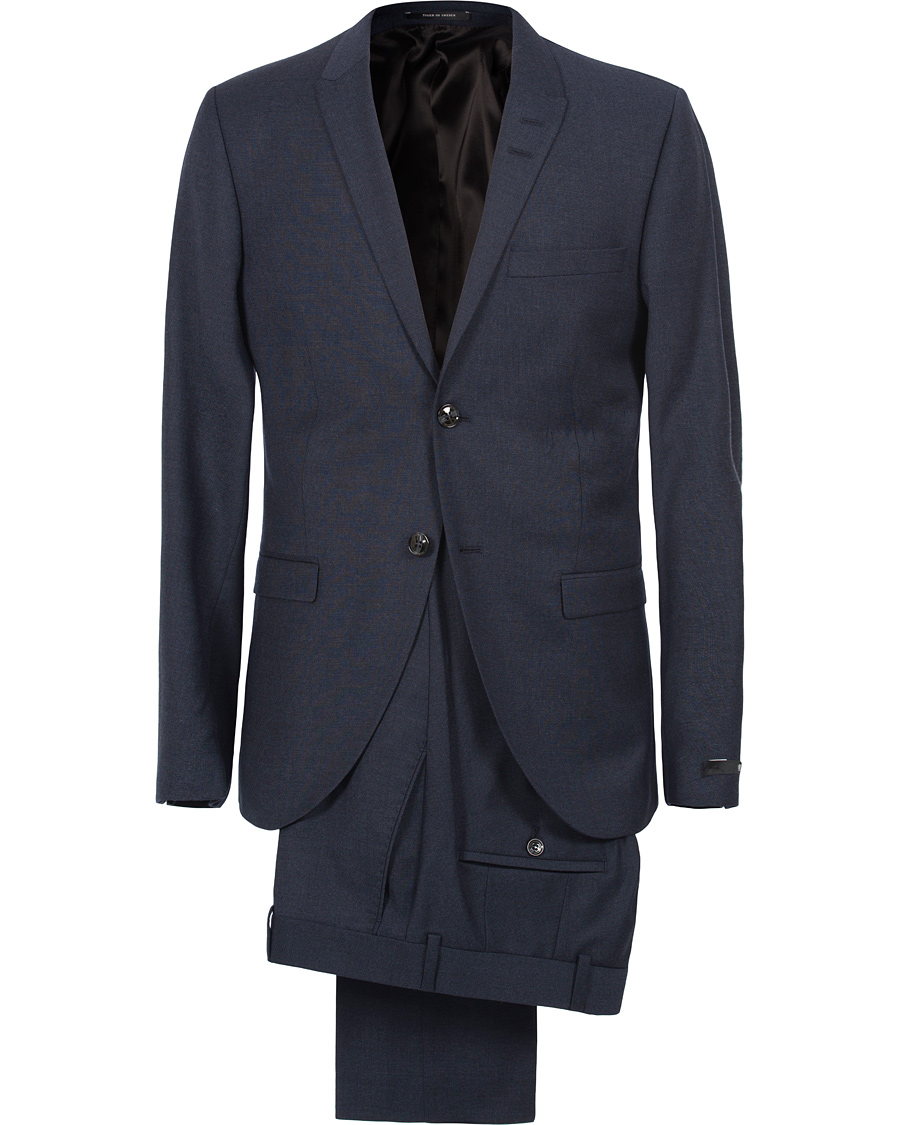 Homme | Costumes | Tiger of Sweden | Evert 14 Wool Suit Navy Blue