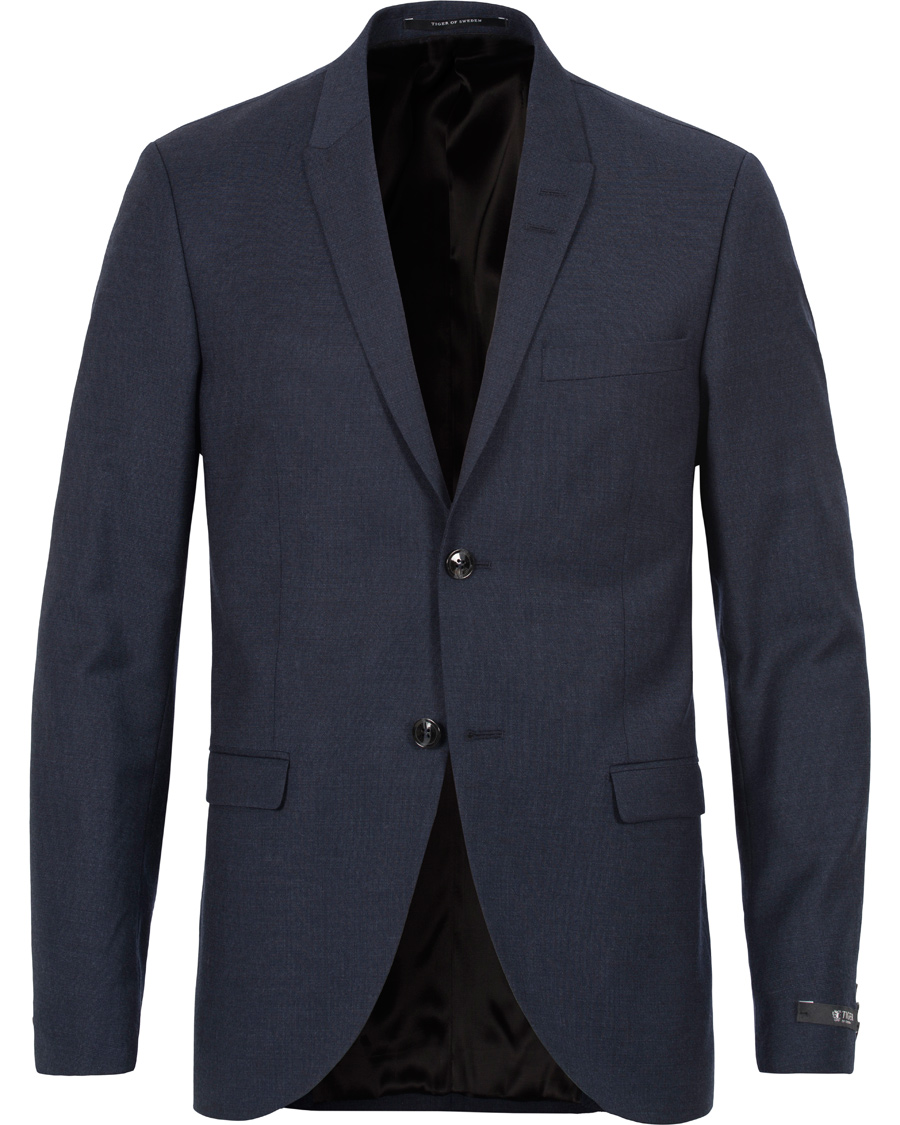Homme | Costumes | Tiger of Sweden | Evert 14 Wool Suit Navy Blue