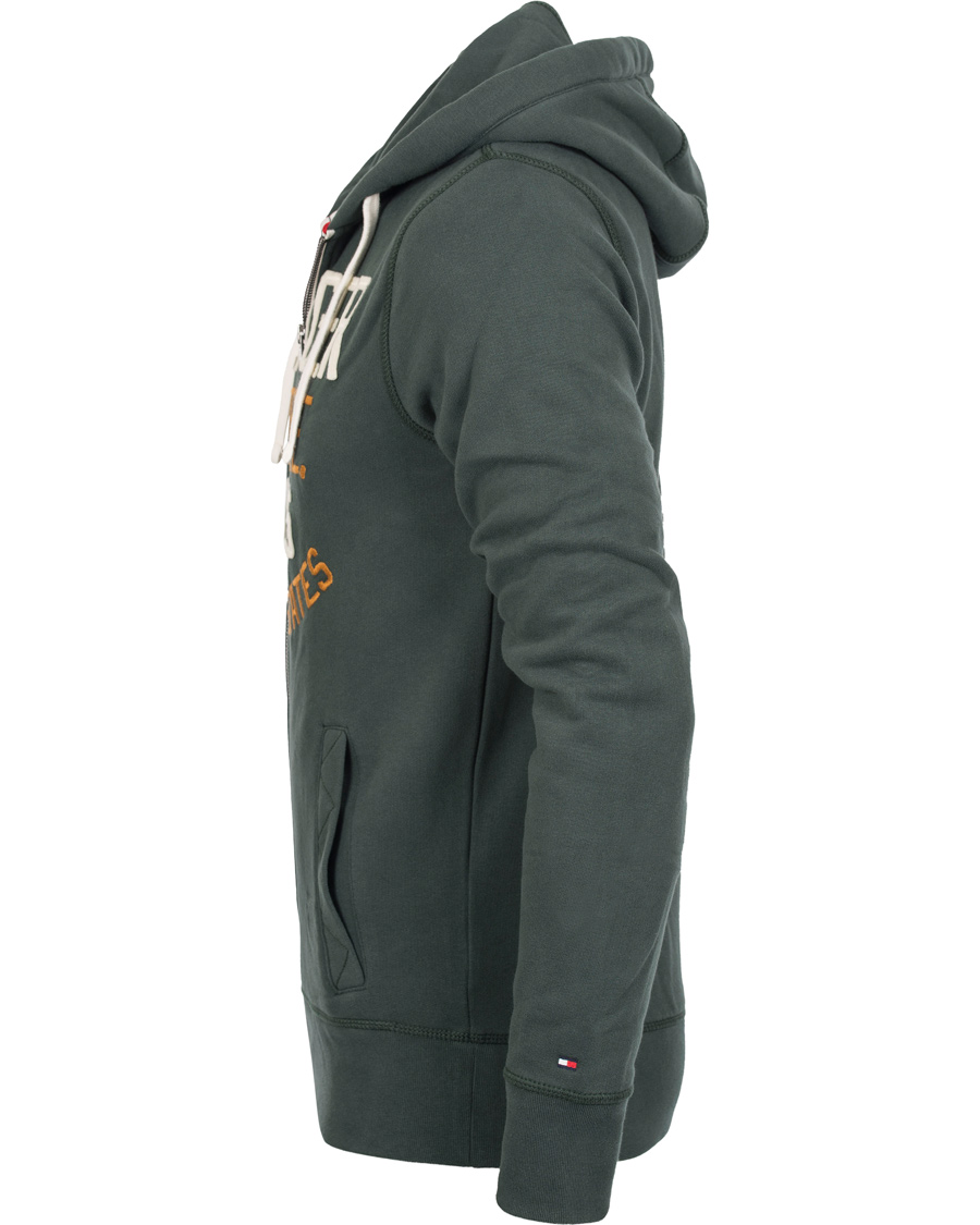 Homme | Pulls Et Tricots | Tommy Hilfiger | Nardo Zip Hooded Sweatshirt Old Green