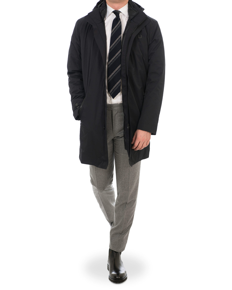 Heren | Jassen | UBR | Black Storm Coat II Black Storm