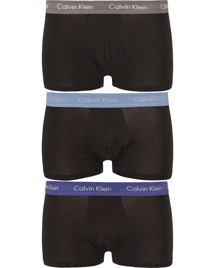 Homme | Sous-Vêtements Et Chaussettes | Calvin Klein | Cotton Stretch Trunk 3-pack Black