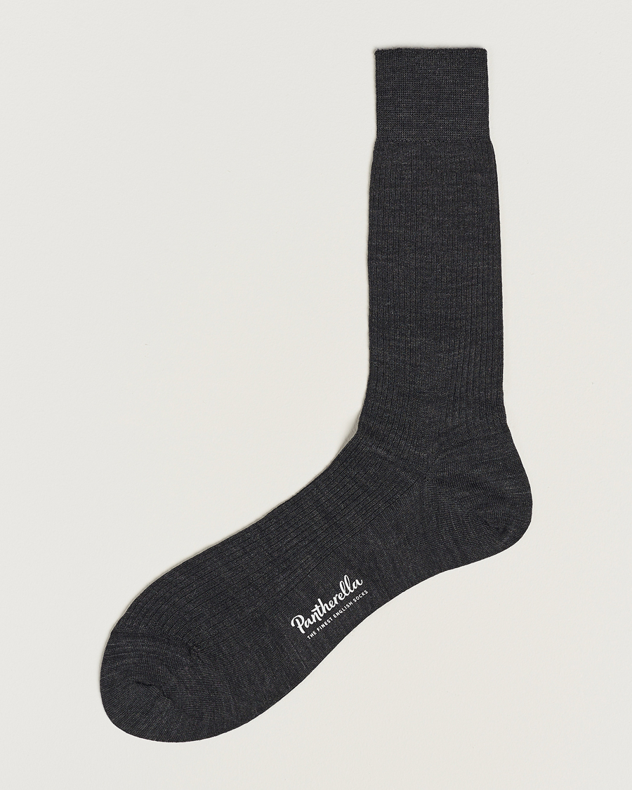 Homme | Sous-Vêtements Et Chaussettes | Pantherella | Naish Merino/Nylon Sock Charcoal