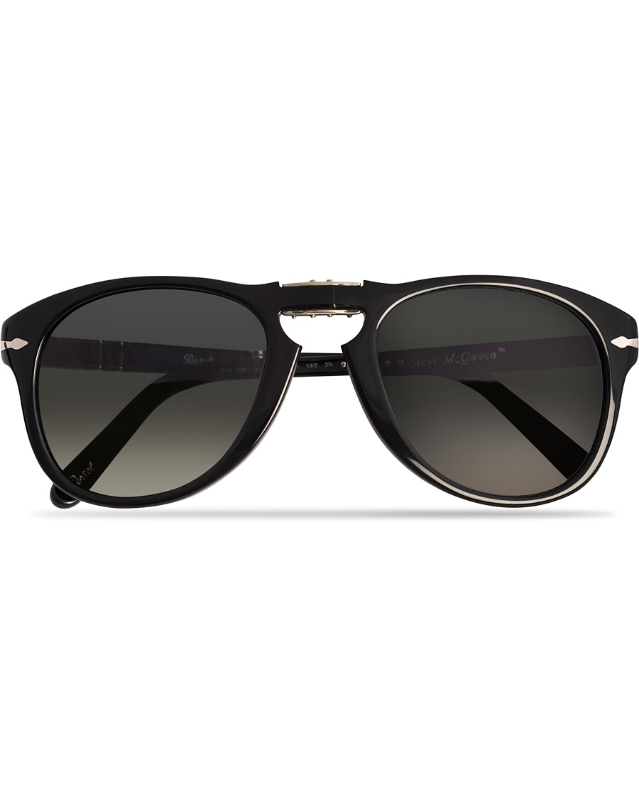 Homme | Persol PO714 Steve McQueen Special Edition Black/Grey | Persol | PO714 Steve McQueen Special Edition Black/Grey