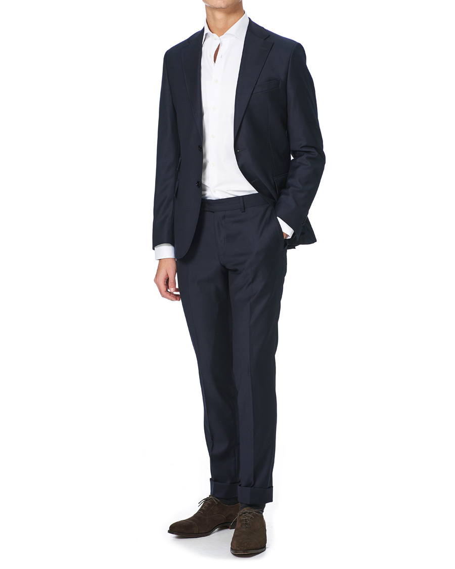 Heren | Overhemden | Stenströms | Superslim Plain Shirt White