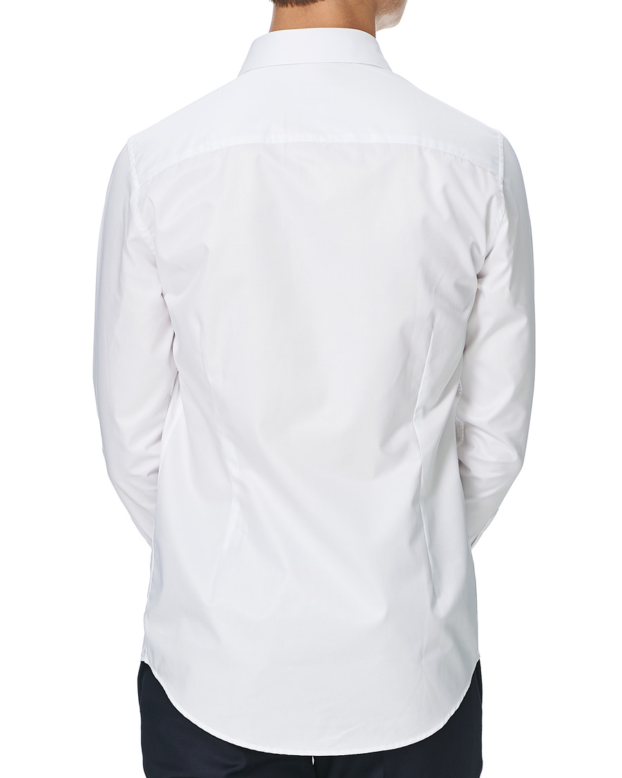Heren | Overhemden | Stenströms | Superslim Plain Shirt White