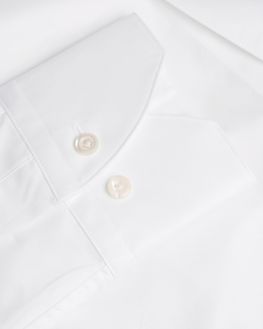 Heren | Overhemden | Stenströms | Superslim Plain Shirt White