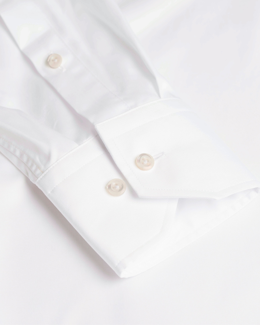Heren | Overhemden | Stenströms | Slimline Shirt White