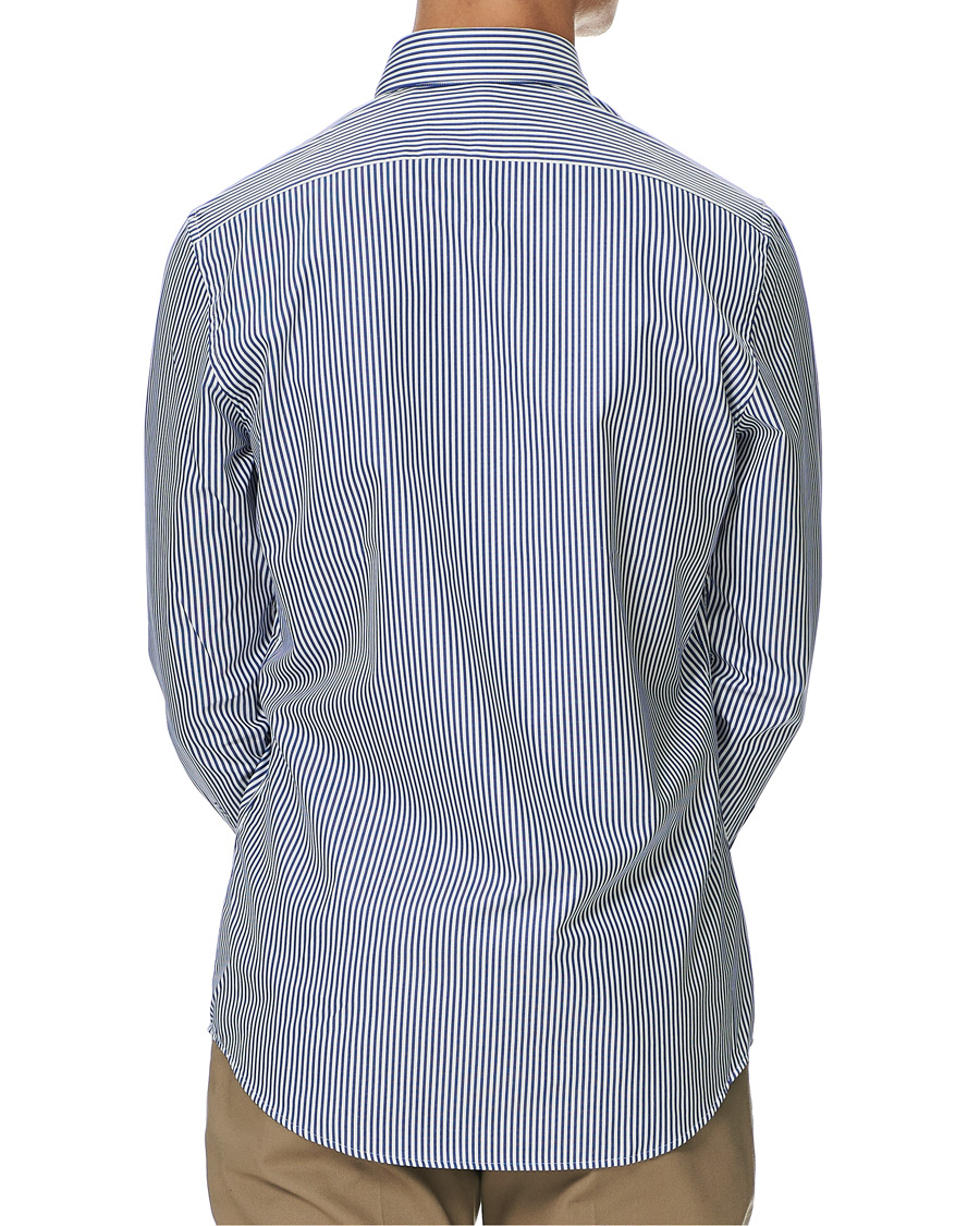 Homme | Chemises | Stenströms | Slimline Stripe Shirt Blue/White