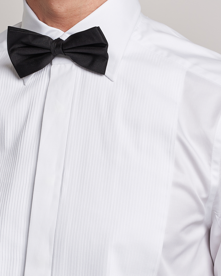 Heren | Overhemden | Stenströms | Slimline Smoking Shirt White