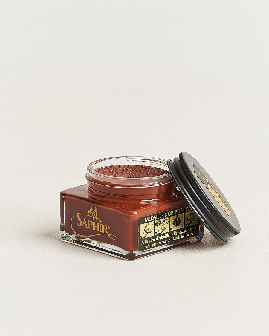 Heren | Schoenverzorging | Saphir Medaille d'Or | Creme Pommadier 1925 75 ml Cognac