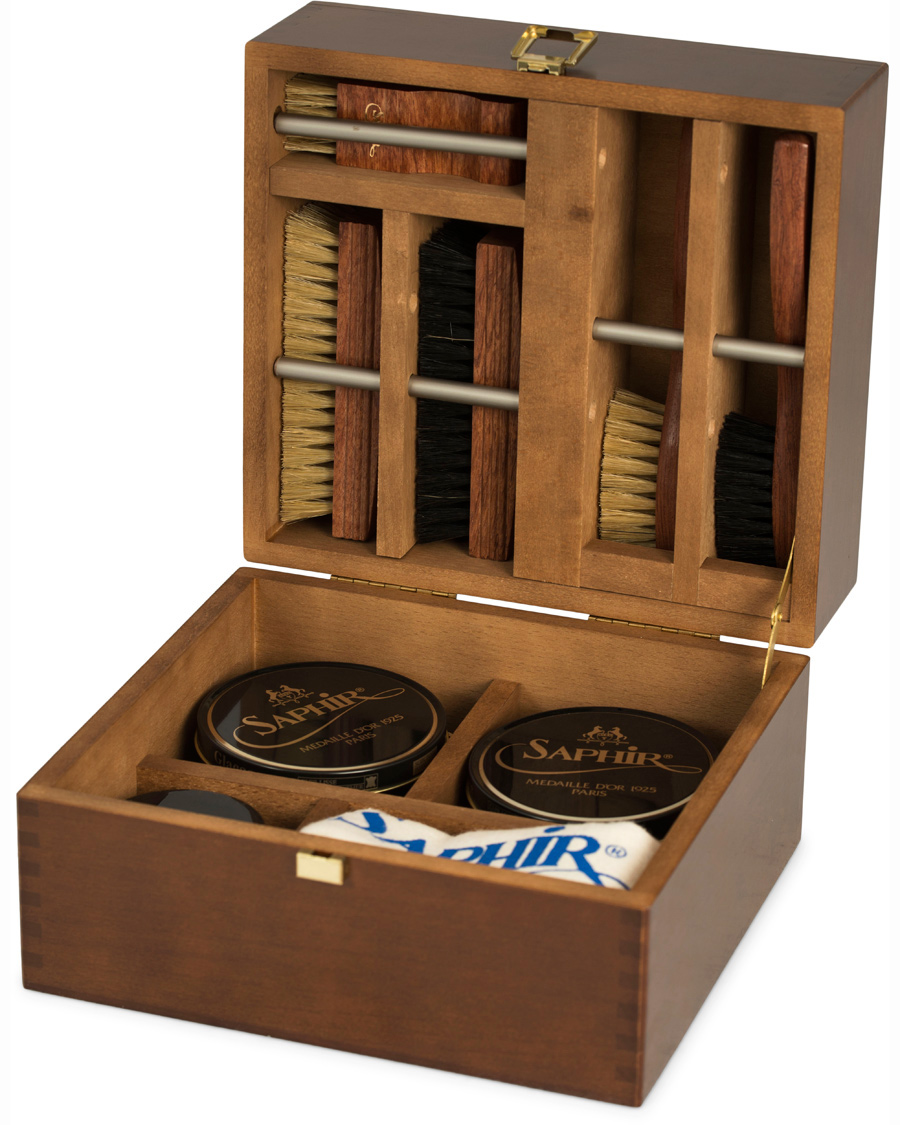 Homme | | Saphir Medaille d'Or | Shoemakers Shoe Polish Box Wood
