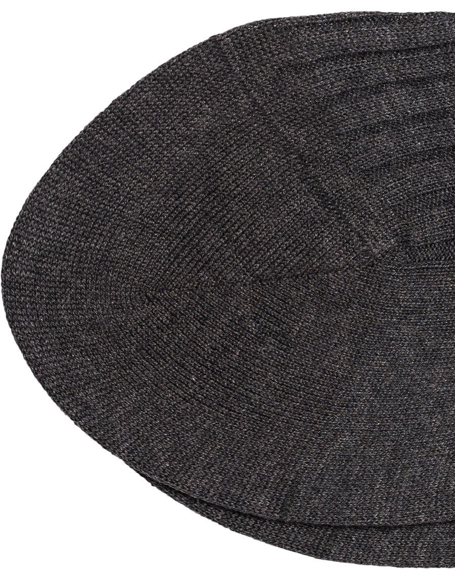 Heren | Ondergoed | Pantherella | Vale Cotton Socks Dark Grey