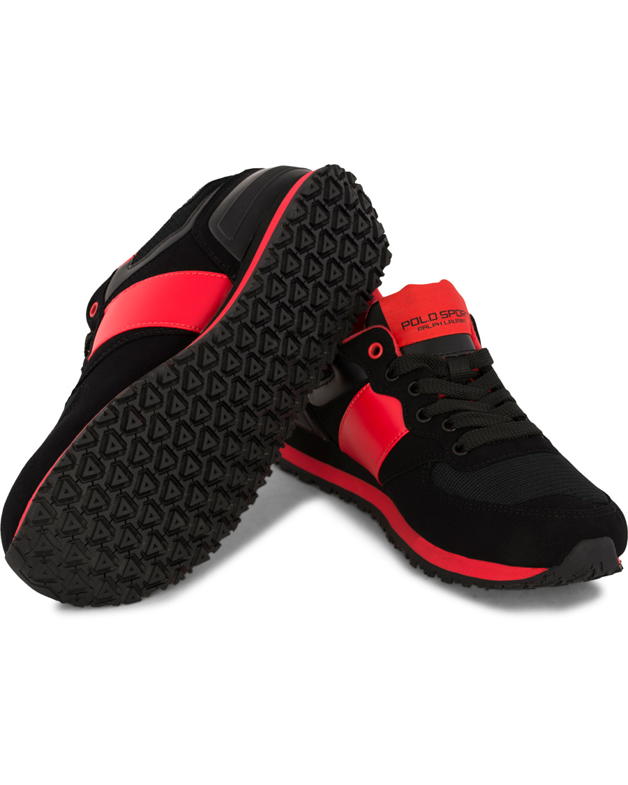 Homme | Polo Sport Ralph Lauren Slaton Pony Running Sneaker Red/Black | Polo Sport Ralph Lauren | Slaton Pony Running Sneaker Red/Black