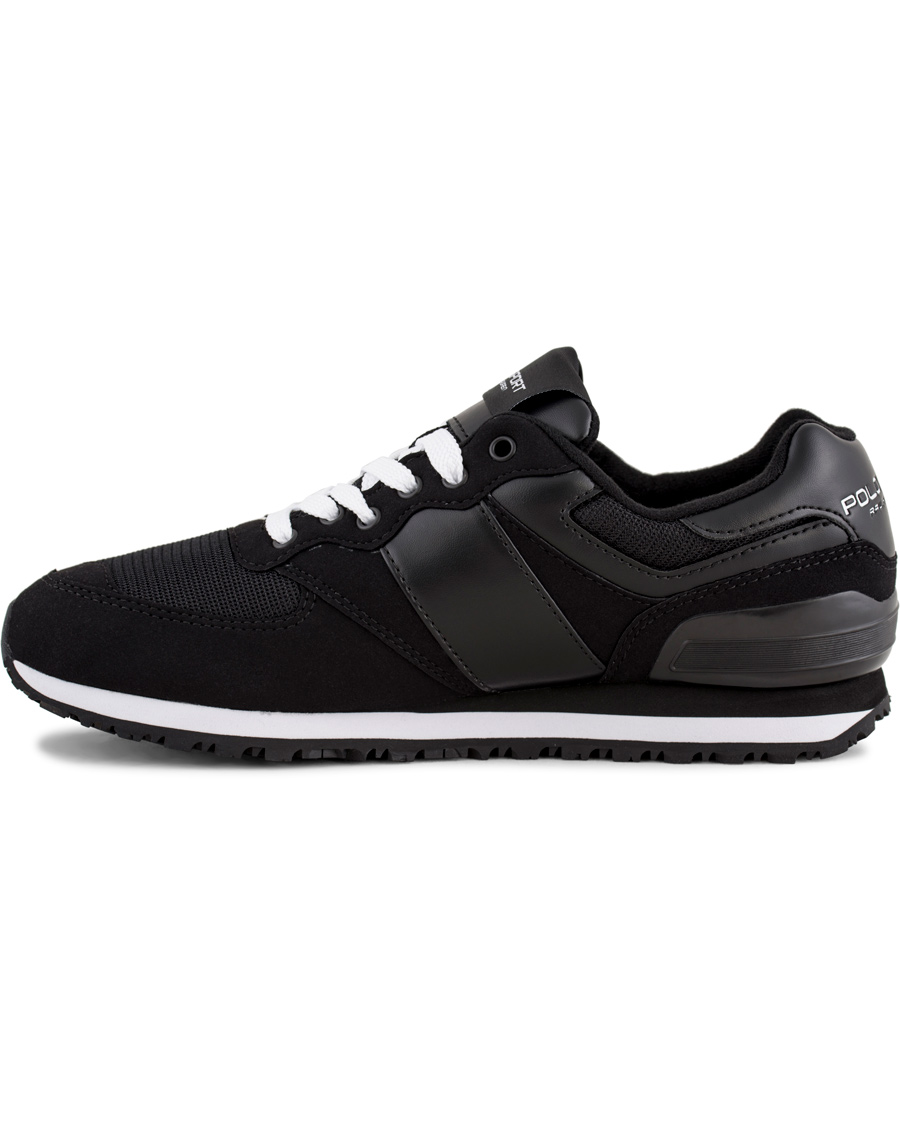 Homme | Polo Ralph Lauren Slaton Pony Running Sneaker Black/White | Polo Ralph Lauren | Slaton Pony Running Sneaker Black/White