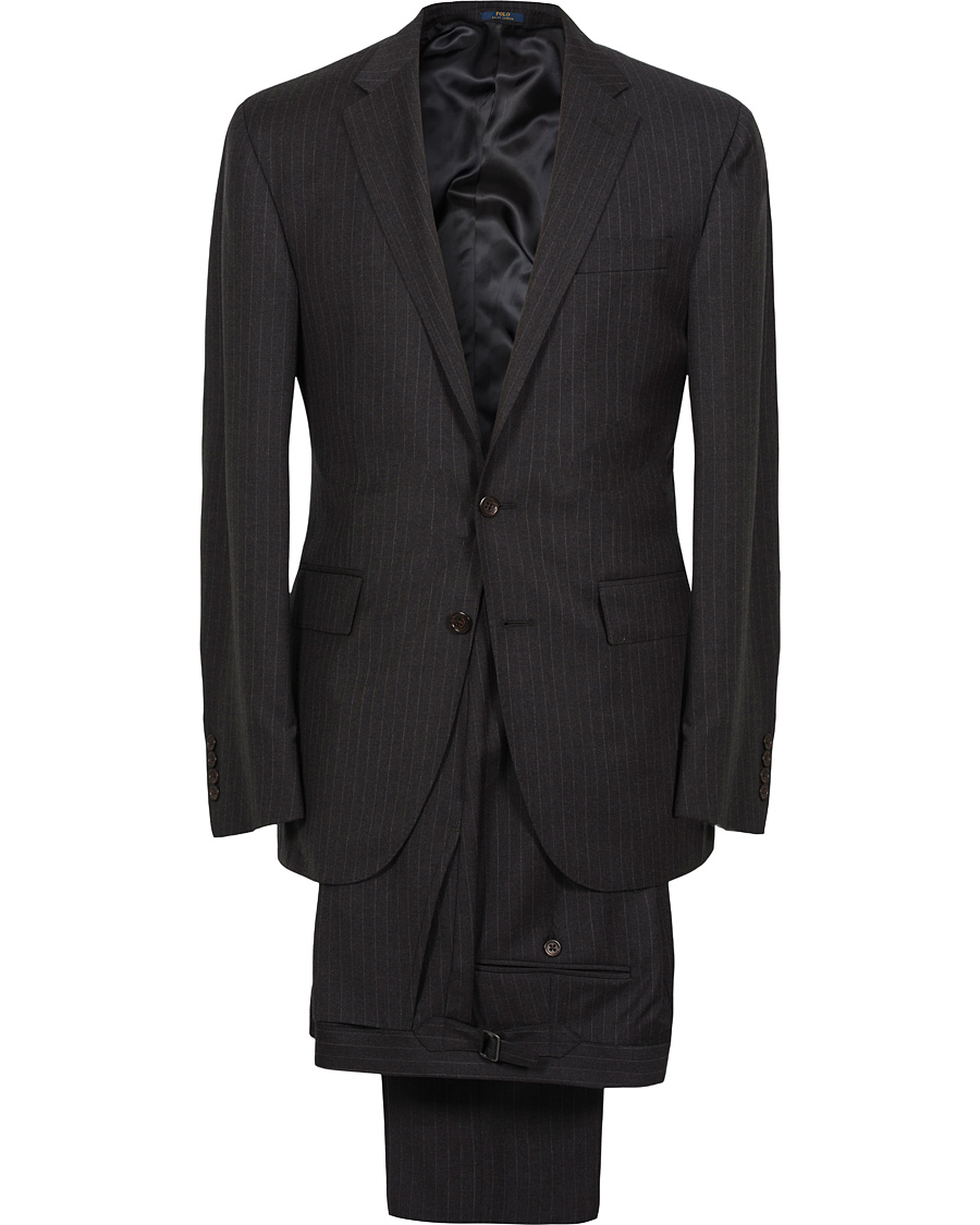 Homme | Costumes | Polo Ralph Lauren | Clothing Suit Pinstripe Charcoal/Cream