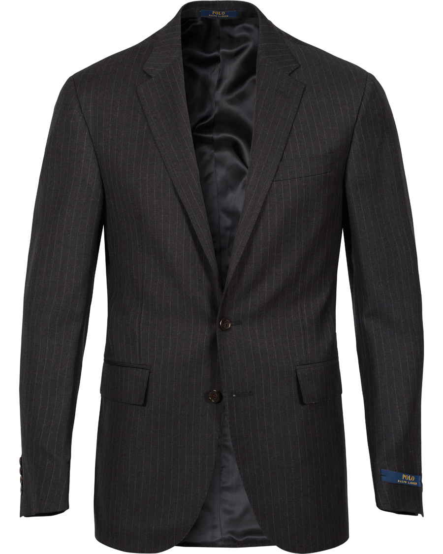Homme | Costumes | Polo Ralph Lauren | Clothing Suit Pinstripe Charcoal/Cream