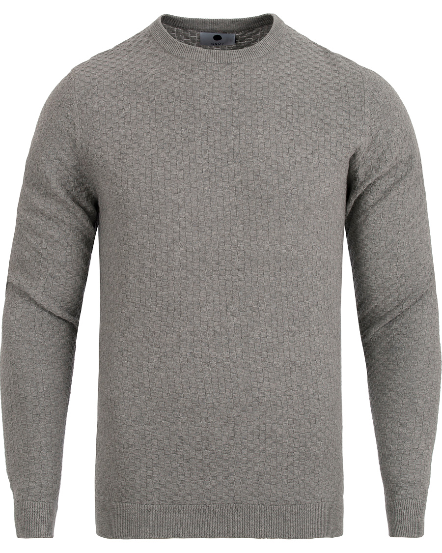 Homme | Pulls Et Tricots | NN07 | Albert Cotton Sweater Light Grey Melange