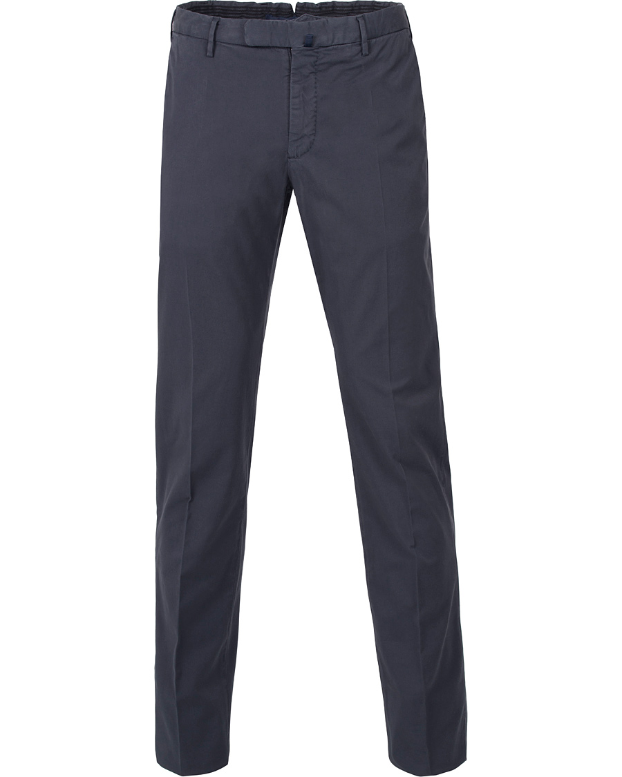 Homme | Pantalons | Incotex | Slim Fit Stretch Chinos Navy