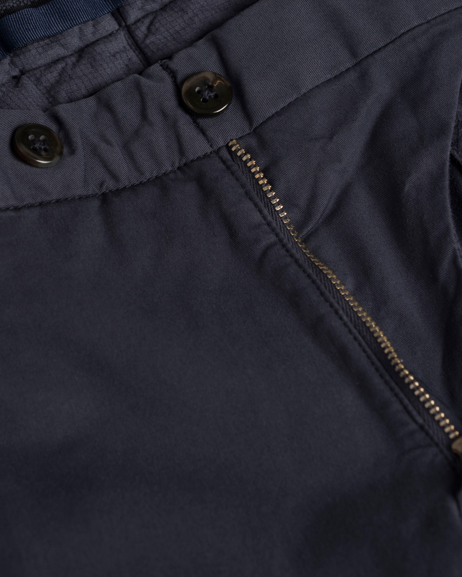 Homme | Pantalons | Incotex | Slim Fit Stretch Chinos Navy